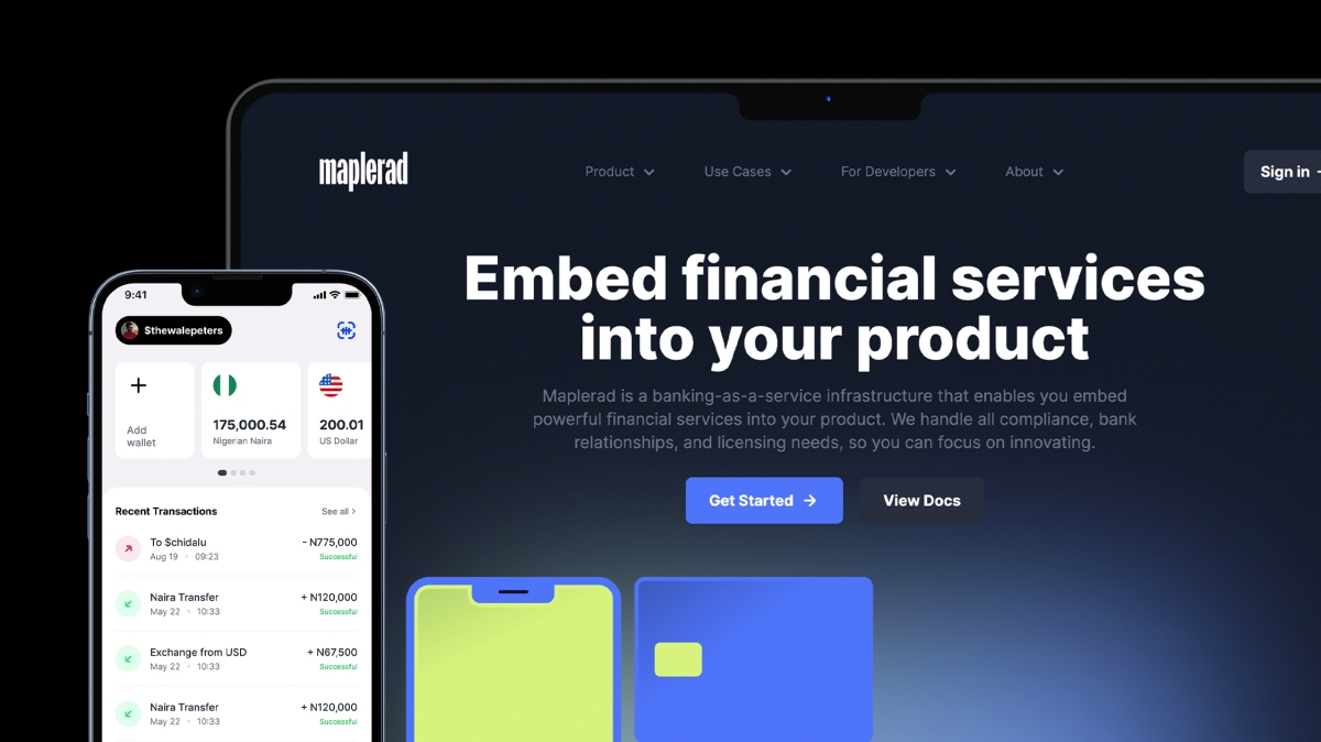 Nigerian banking-as-a-service platform Maplerad raises $6M, led by Peter Thiel’s Valar Ventures • ZebethMedia