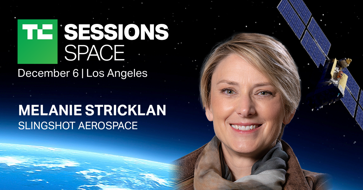 Hear Slingshot CEO Melanie Stricklan’s take on simulating orbit at TC Sessions: Space • ZebethMedia