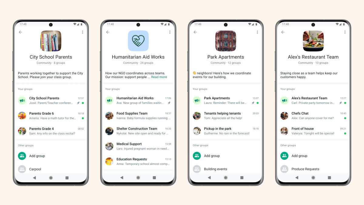WhatsApp officially launches its new discussion group feature, Communities • ZebethMedia